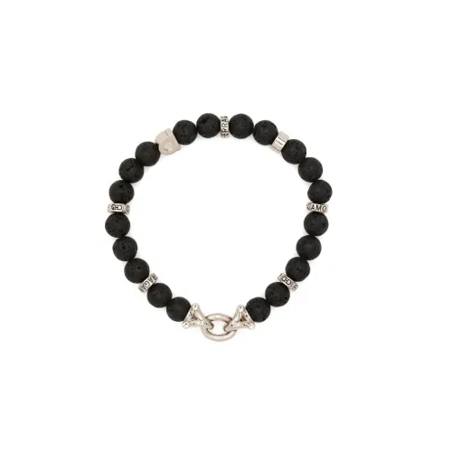 Ferragamo Brass Bracelets Черный Мужской