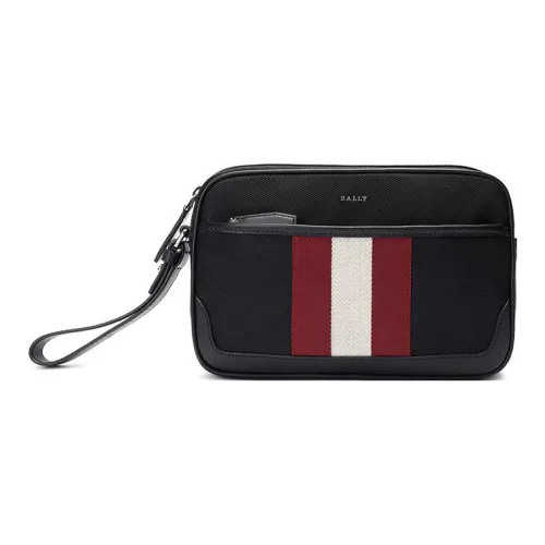 BALLY Ткань Маленький Квадратный Клатч Сумка Обычный Мужской Черный