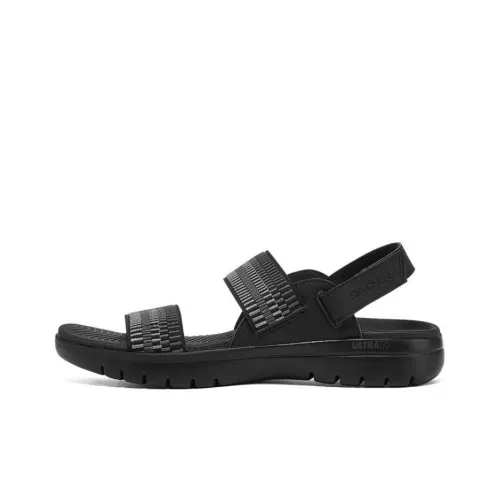 Skechers On The GO Fle Пляжные сандалии Женские Черный Серый