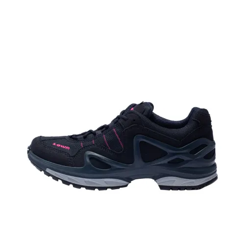 Lowa GORGON GTX Slip-Resistant Waterproof And Breathable Low-Top Street Shoes Women's Dark Blue Лова GORGON GTX Противоскользящий Водонепроницаемый И Дышащий Низкий Топ Уличная Обувь Женская Темно-Синий