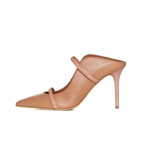 Malone Souliers Maureen Модные Тапочки Женские Коричнево-Розовые