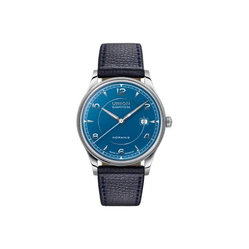 UNION GLASHUTTE/SA Автоматический Механический Мужской Часы из Коллекции Noramins 40 мм Синий
