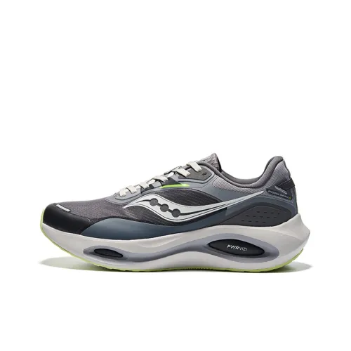 Saucony Phoenix Inferno Firebird 3 Беговые кроссовки Низкий топ Серый Зеленый Мужской