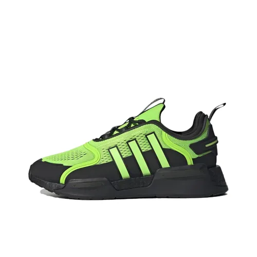 Adidas Originals NMD_V3 Slip-resistant Abrasion-resistant Low Top Casual Shoes Men's Green Black Adidas Originals NMD_V3 Противоскользящий Устойчивый к истиранию Низкий Топ Повседневная Обувь Мужская Зеленый Черный