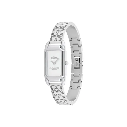 COACH CADIE Women's Watch Кварцевый механизм ремешок из нержавеющей стали серебристый циферблат