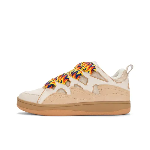 KAPPA Шорты Резистентные и Дышащие Низкие Кроссовки для Скейтбординга Унисекс Белый Умбра