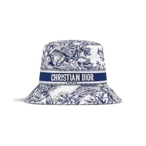 DIOR Женские хлопковые панамы, синие
