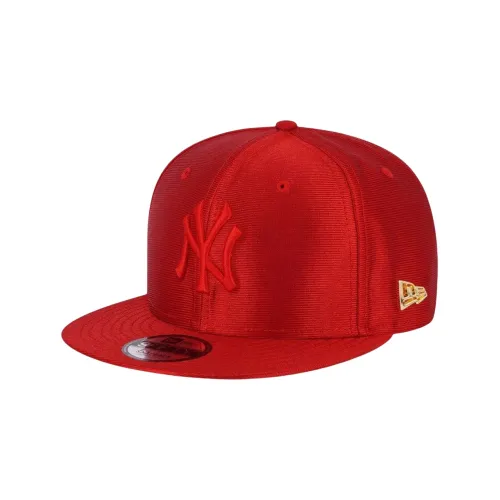 New Era Хлопковые кепки унисекс красного цвета