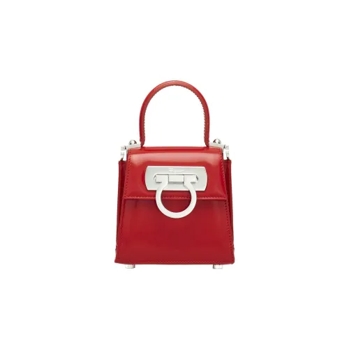 Ferragamo Кожа Сумка через плечо Сумка Экстра Маленькая Женская Красная