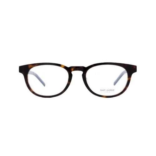 SAINT LAURENT Пластиковая оправа овал оправы для очков женские черный