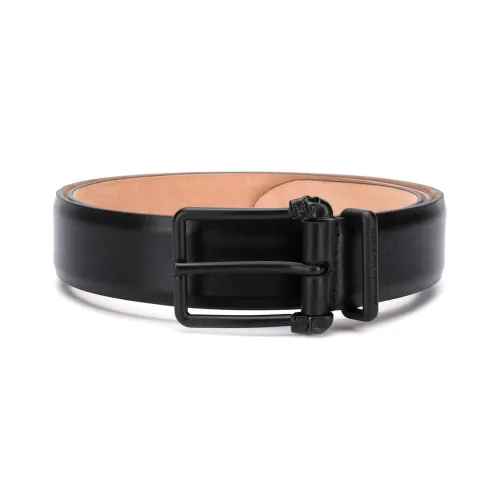 Ремни Alexander McQueen из коровьей кожи, черные, мужские