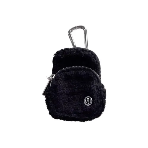 lululemon Текстурированный Брушированный Монета Кошелек Экстра Маленький Унисекс Черный