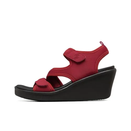 Skechers Meditation Спортивные сандалии Женские Красный Черный
