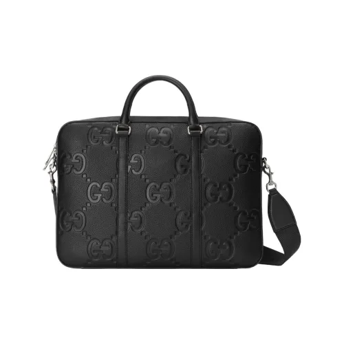 GUCCI Кожа Доска для ноутбука Портативная Сумка через плечо Большая Мужская Черная