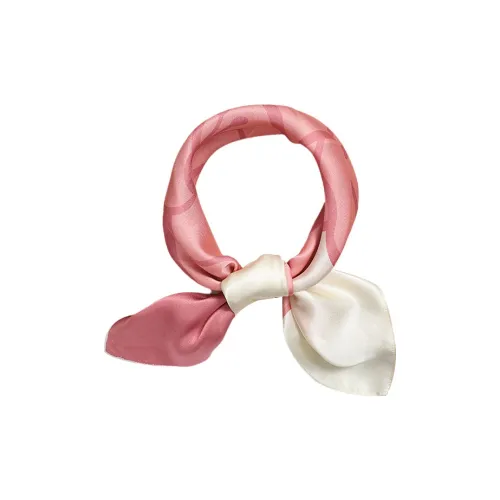 MUSTKOO Шелковые шарфы MS 7187 Розовый Бренд Подарочная коробка Женские