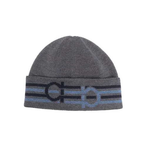 Ferragamo Шерстяные Бини Серый Мужской