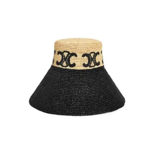CELINE Рафия Шляпы Черные Женские