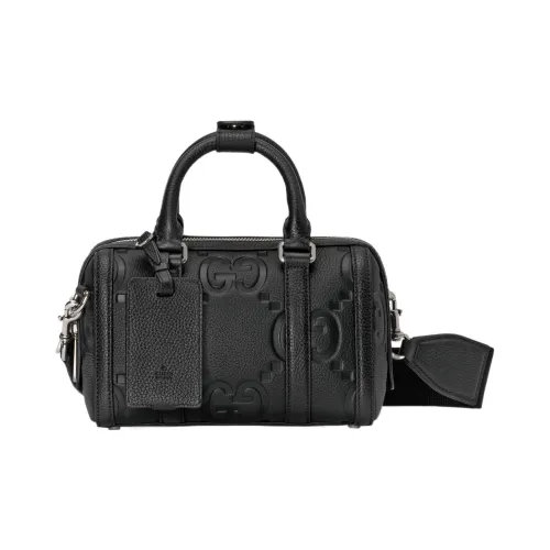 GUCCI Кожа Цилиндрическая Сумка Сумка Сумка через плечо Сумка через плечо Путешественная Сумка Мини Мужская Черная