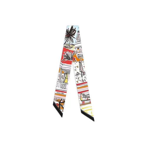 HERMES Шелковые шарфы Многоцветные Женские