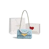 Жемчужный, версия, овчина, светло-синий