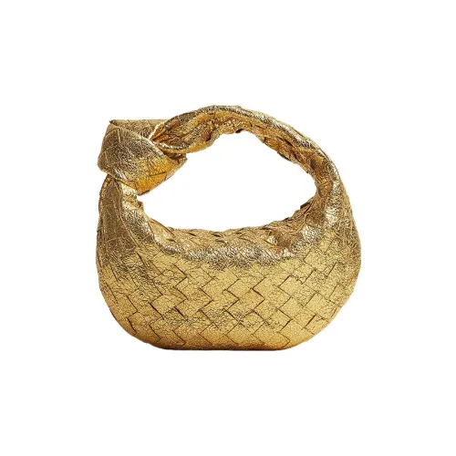 Bottega Veneta Jodie Lambskin Bag Mini Women's Gold