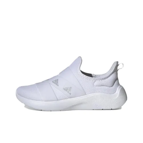 Adidas Neo Puremotion Adapt Slip Resistant Abrasion Resistant Легкий Низкий Топ Беговые кроссовки Женские Белые