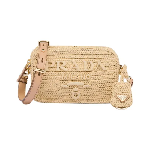 PRADA Прутья ивы Сумка через плечо Сумка на плечо Женская Естественный