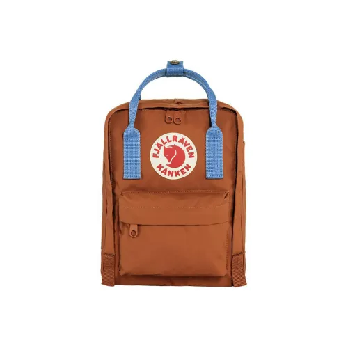 Fjallraven Kanken Поливиниловое Волокно Рюкзак Мини Унисекс Терракота Коричневый Лапис Лазури