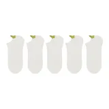 5 шт (белый) 3D эффект, цветы на ушах