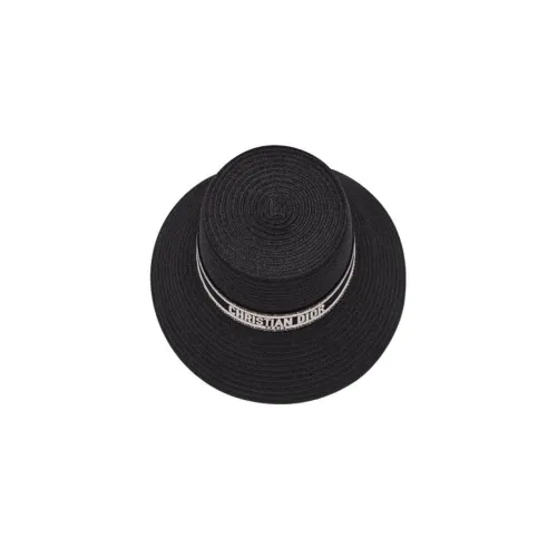DIOR Женские хлопковые панамы, черные