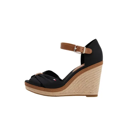 Tommy Hilfiger Модные Сандалии 10,5 см Женские Черные