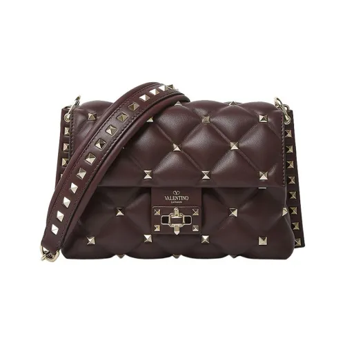 Valentino Кожа Сумка через плечо Женская Коричневая