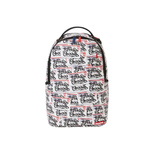 SPRAYGROUND Рюкзак из ПВХ большой унисекс натуральный белый