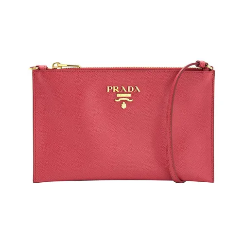 PRADA Сумка через плечо из коровьей кожи маленькая сумка клатч сумка через плечо женская красная