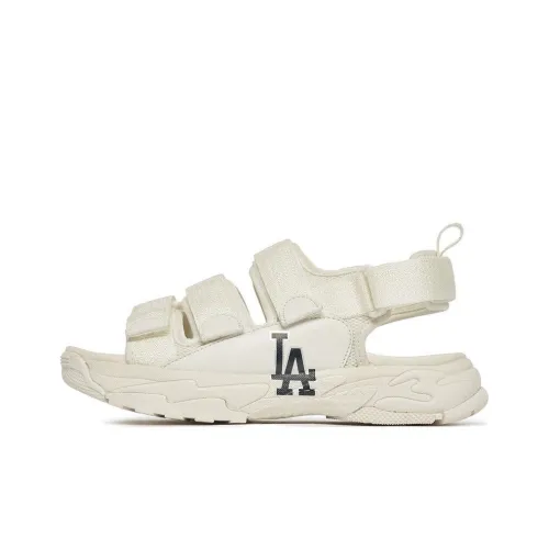MLB Сандалии Тройной LA DODGERS Los Angeles Dodgers Спортивные Сандалии Унисекс Белые