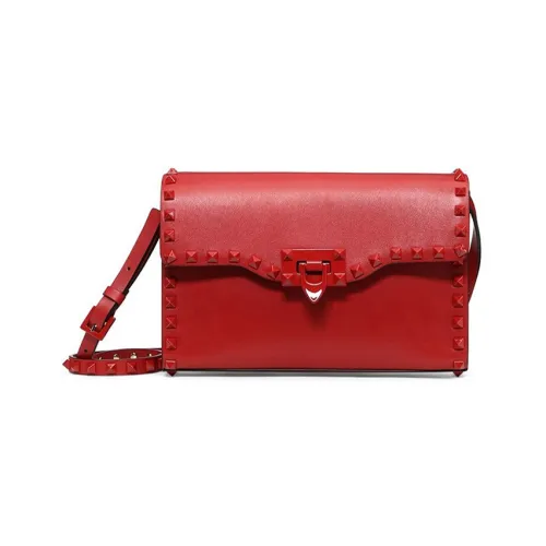 Valentino Кожа Сумка через плечо Сумка на плечо Женская Красная