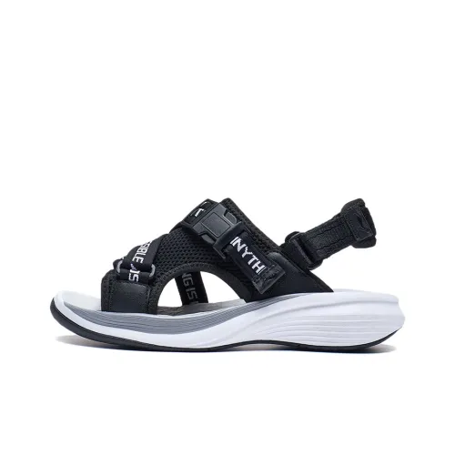 LINING YOUNG Износостойкий Легкий Дышащий и Без нижнего слоя. Детские сандалии Черный Для подростков