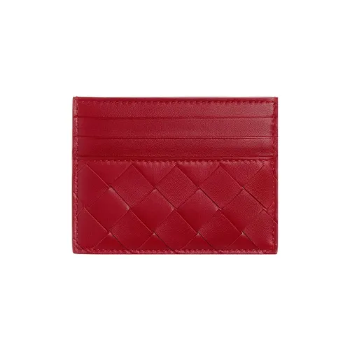 Bottega Veneta Sheepskin Wallet Card Holder Women's Red Bottega Veneta Кошелек из овчины держатель для карт Женский Красный