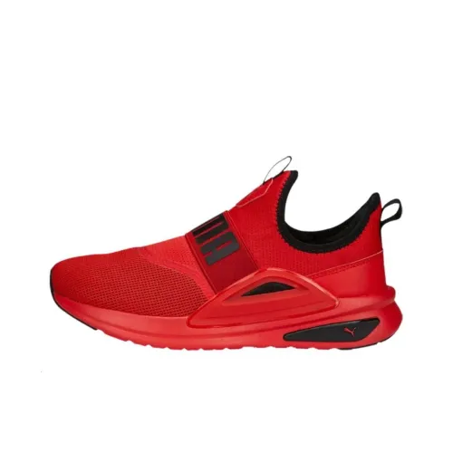 PUMA Slip-resistant Abrasion-resistant Lightweight Low-Top Running Shoes Men's Red PUMA Противоскользящие Устойчивые к истиранию Легкие Низкие Кроссовки для бега Мужские Красные
