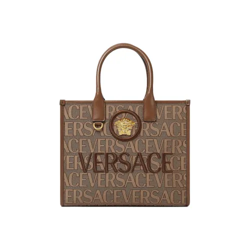 VERSACE Сумка из коровьей кожи сумка-тоут сумка через плечо сумка маленькая женская коричневая