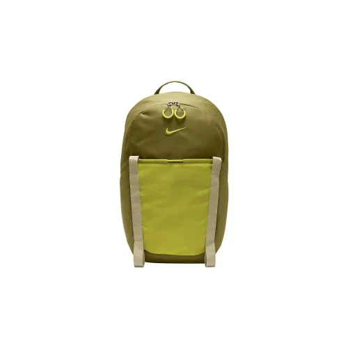 Nike Ткань Рюкзак Стандартный Унисекс Оливково-зеленый