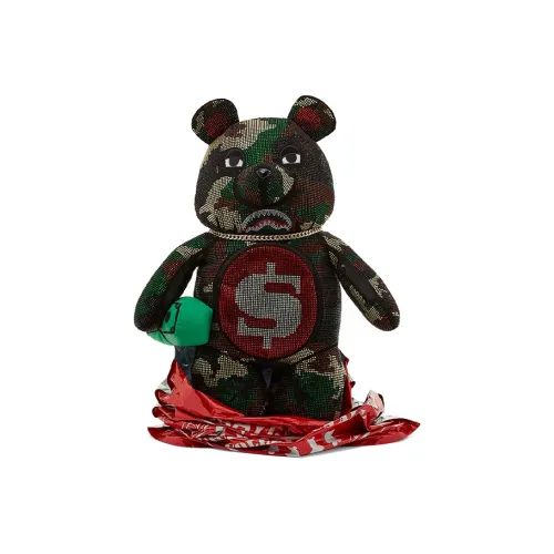 SPRAYGROUND Полиэстер Рюкзак Большой Унисекс Серый Зеленый