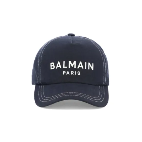BALMAIN Хлопок Кепки Синий Мужской