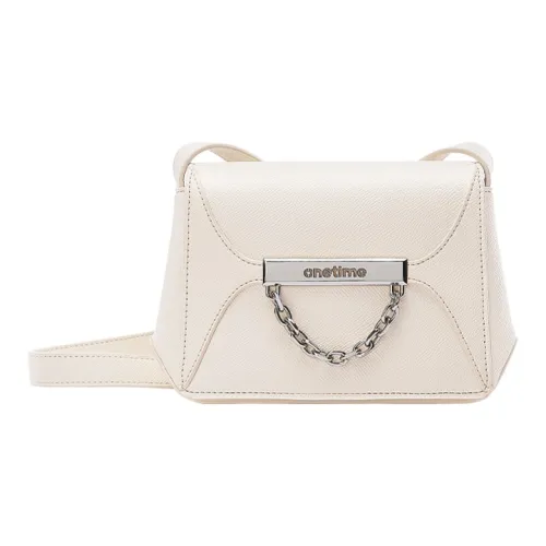 ONE TIME Синтетическая кожа Складная сумка через плечо Стандартная Женская Белая Черная Металлический серебристый