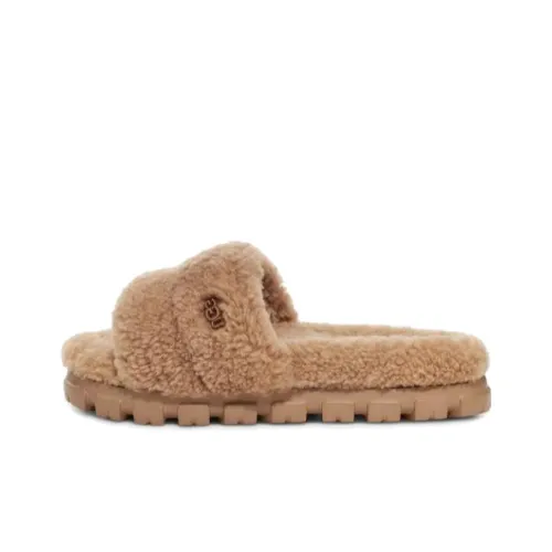 UGG Устойчивые Тихие Слипоны Женские Коричневые
