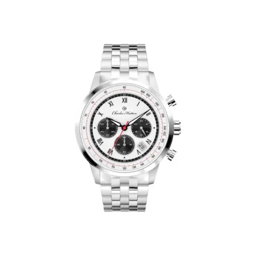 CHARLES HUTTON Кварцевый механизм Мужские часы 44mm*44mm*12mm Черный