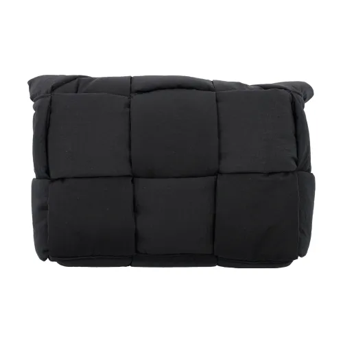 Bottega Veneta Padded Tech Cassette Нейлоновая Сумка через плечо Мужская Черная