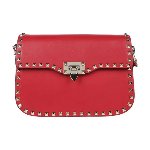 Valentino Телячья кожа Сумка через плечо Стандартная Женская Красная