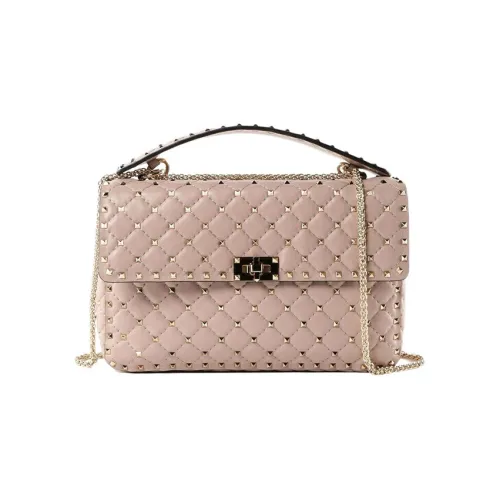 Valentino Кожа Портативная Сумка через плечо Сумка на плечо Стандартная Женская Светло-розовая