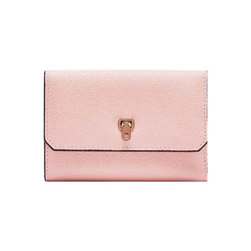 Valextra Brera Телячья кожа Кошелек Женские Розовый